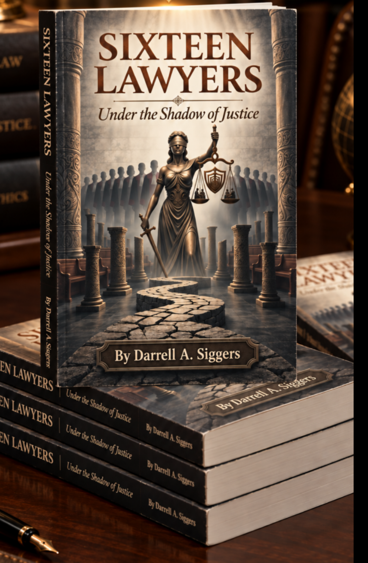 Cover of Sixteen Lawyers: Under the Shadow of Justice by Darrell A. Siggers
